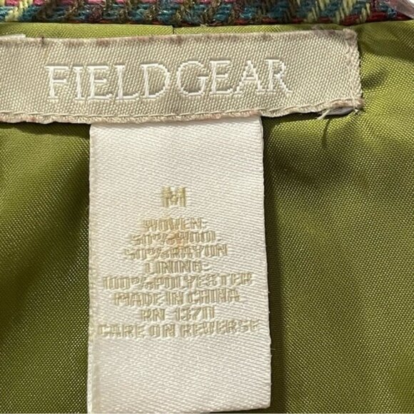 Field Gear Plaid Wool Blend Blazer Womens Size Medium - Picture 2 of 10